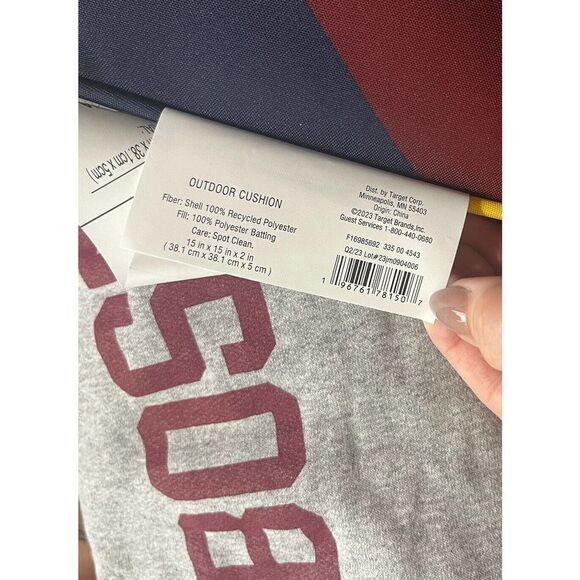 Rowing Blazer x Target Seat Cushion Rugby Striped Stadium Bleachers 15”x2”x15” - Picture 6 of 13